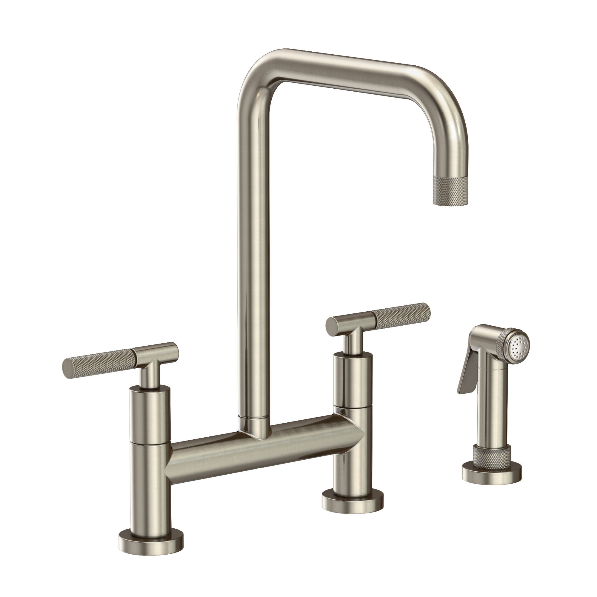Newport Brass Muncy Kitchen Bridge Faucet with Side Spray