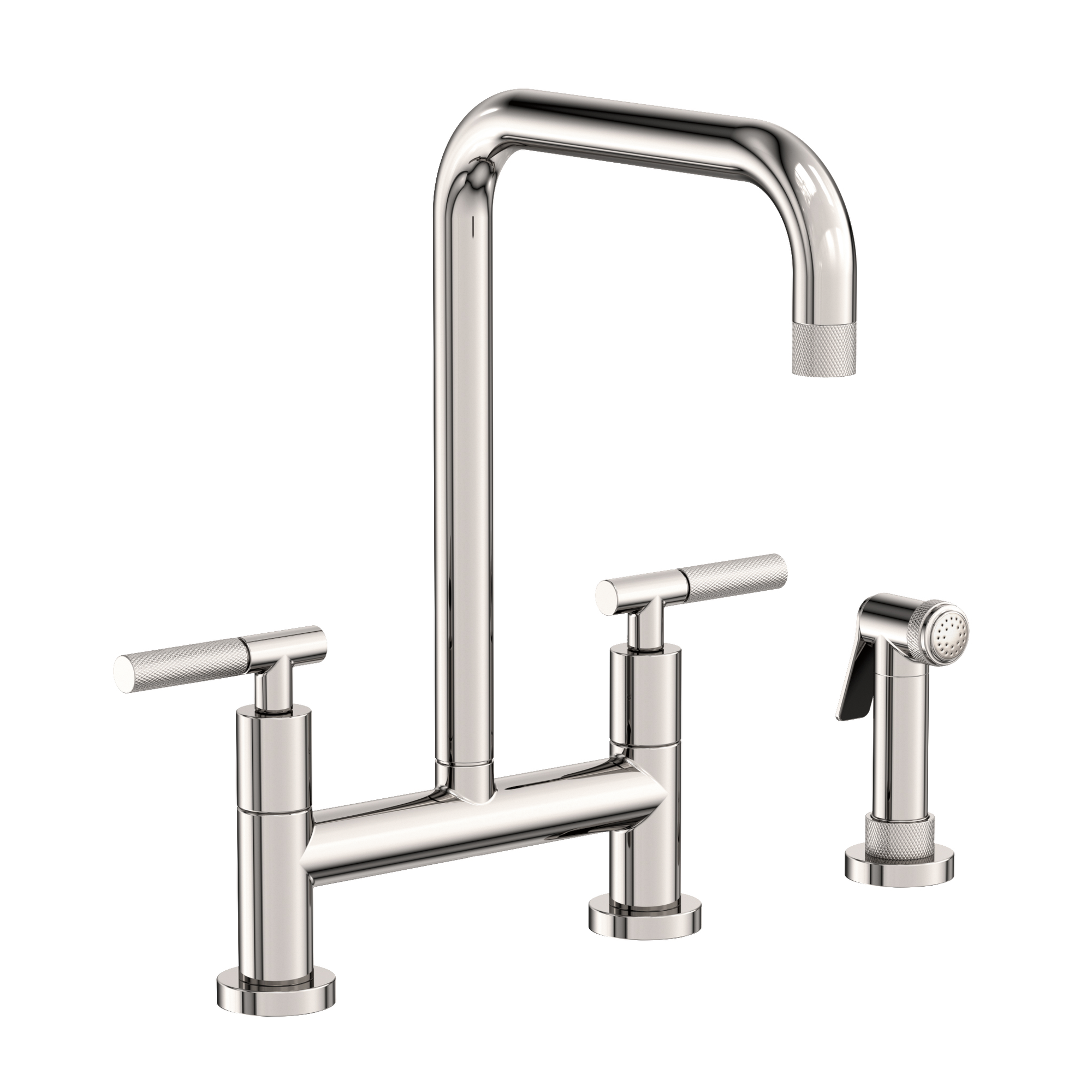 Newport Brass Muncy Kitchen Bridge Faucet with Side Spray