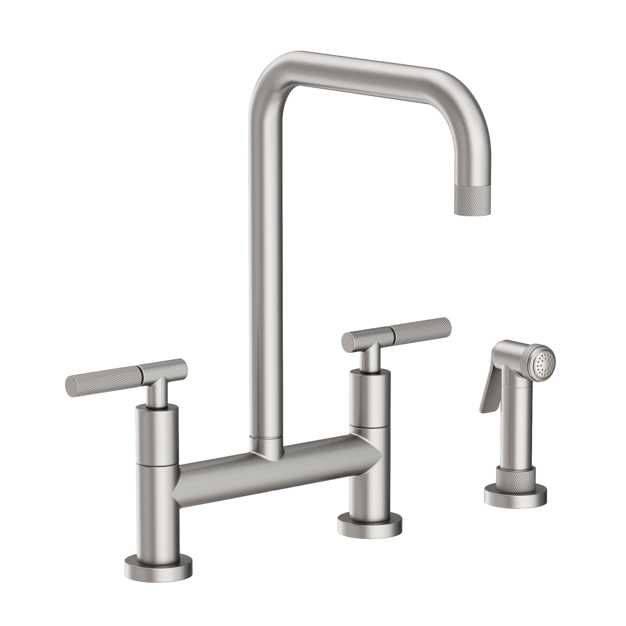 Newport Brass Muncy Kitchen Bridge Faucet with Side Spray