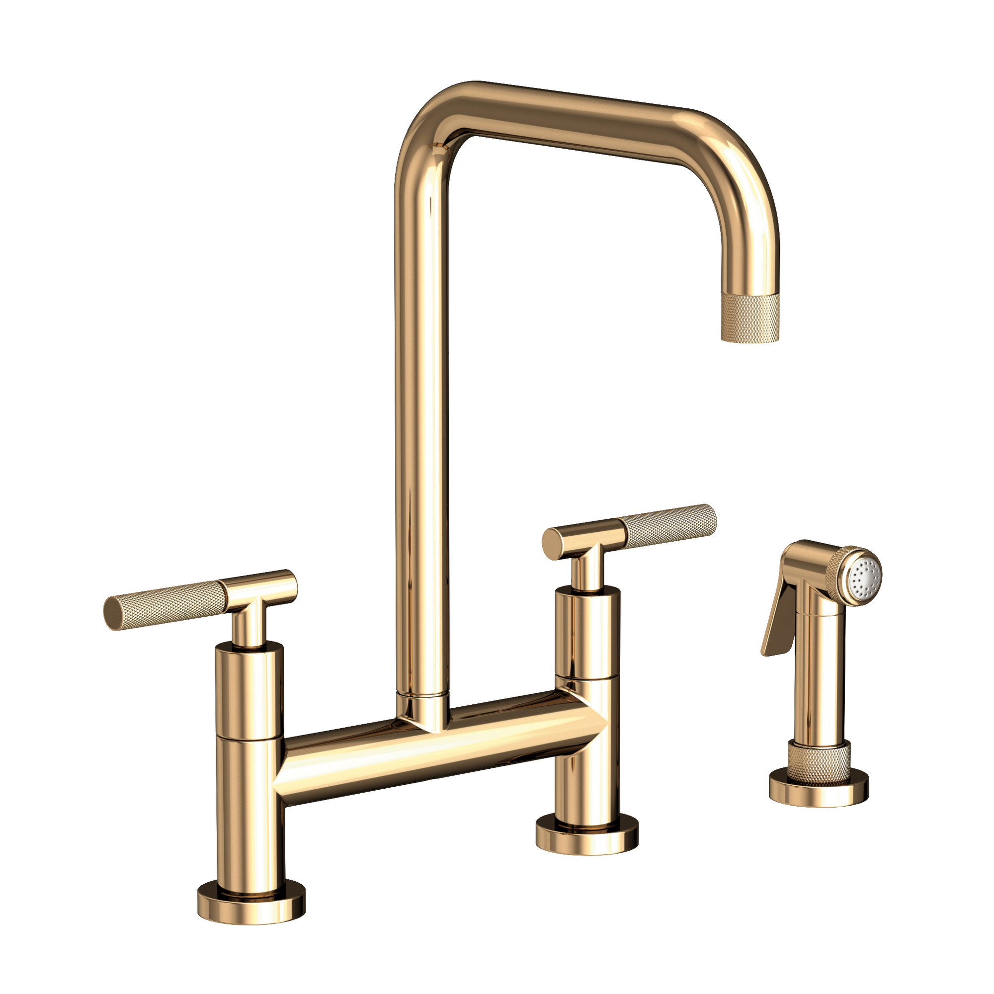 Newport Brass Muncy Kitchen Bridge Faucet with Side Spray