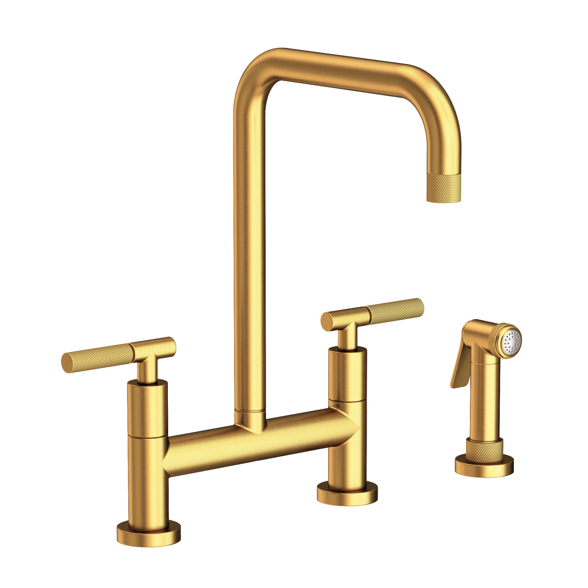 Newport Brass Muncy Kitchen Bridge Faucet with Side Spray