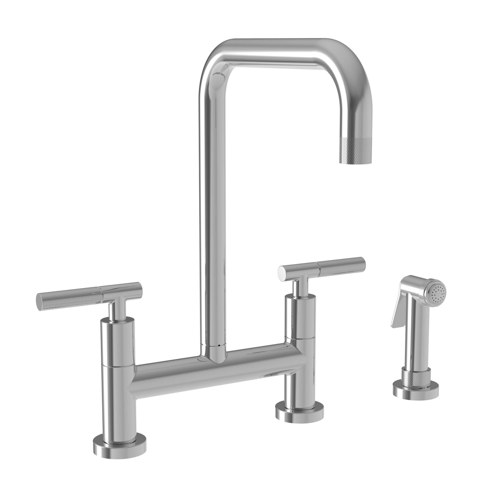 Newport Brass Muncy Kitchen Bridge Faucet with Side Spray
