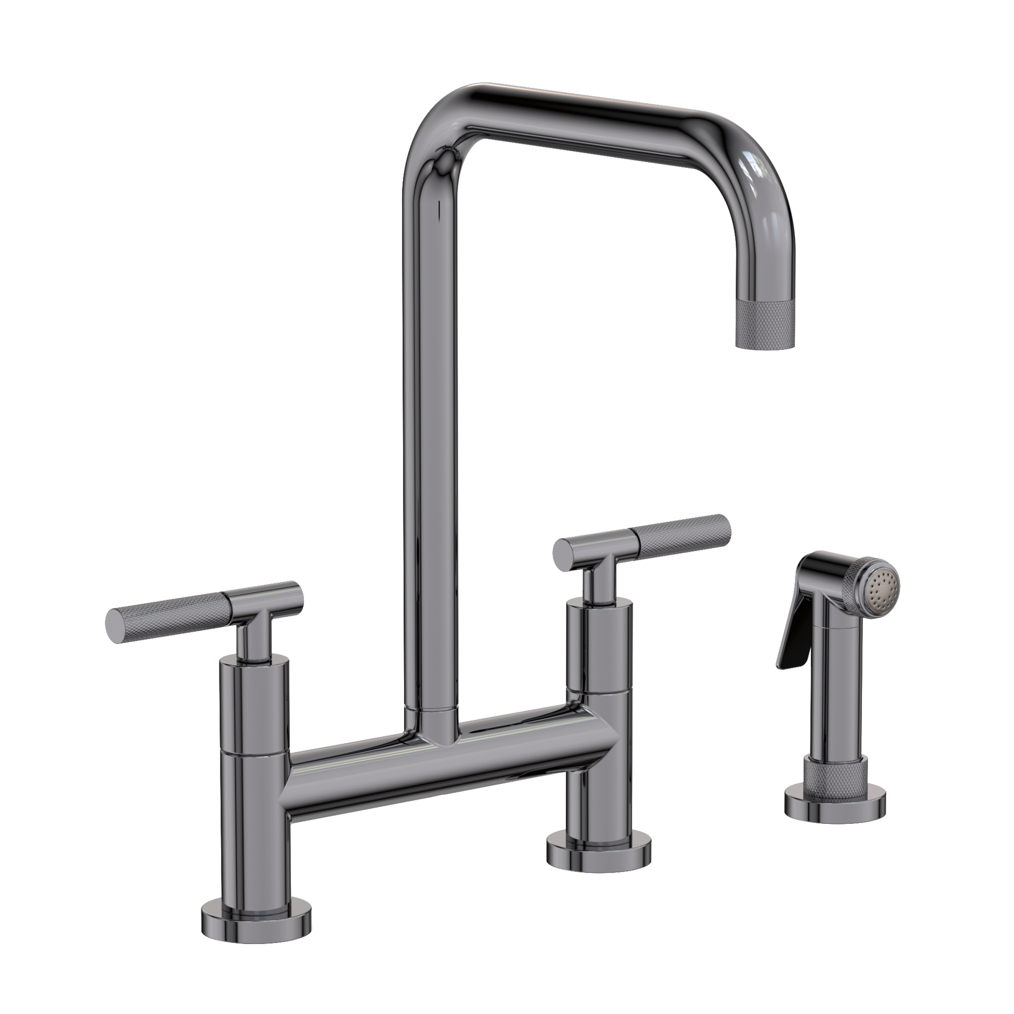 Newport Brass Muncy Kitchen Bridge Faucet with Side Spray