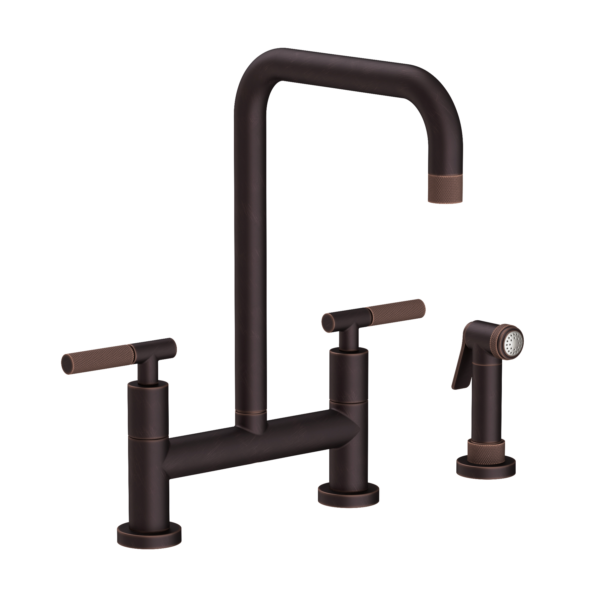 Newport Brass Muncy Kitchen Bridge Faucet with Side Spray