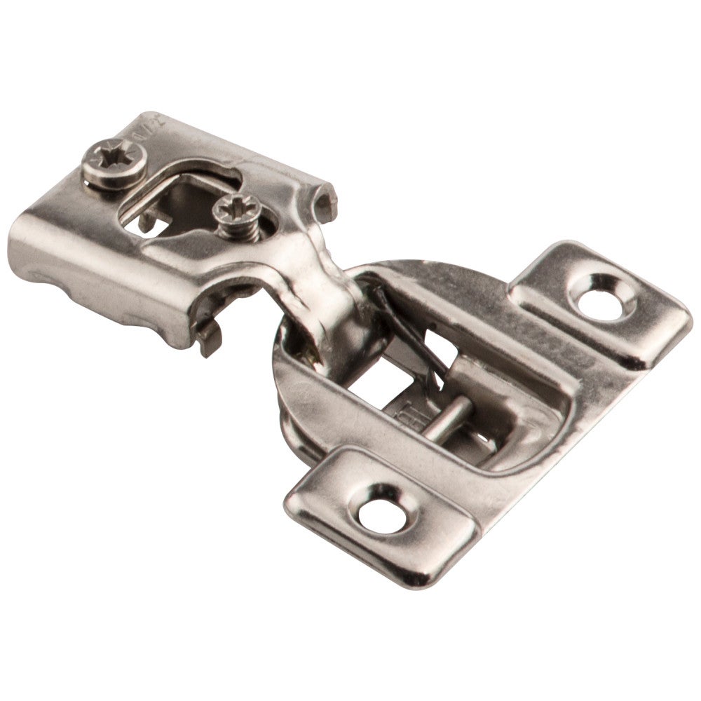 Hardware Resources 105° 1/2" Overlay Standard Duty Self-Close Compact Hinge without Dowels Retail Pack