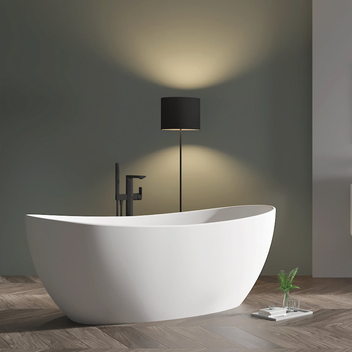MAIDSTONE | DXV Genoa Solid Surface Bathtub