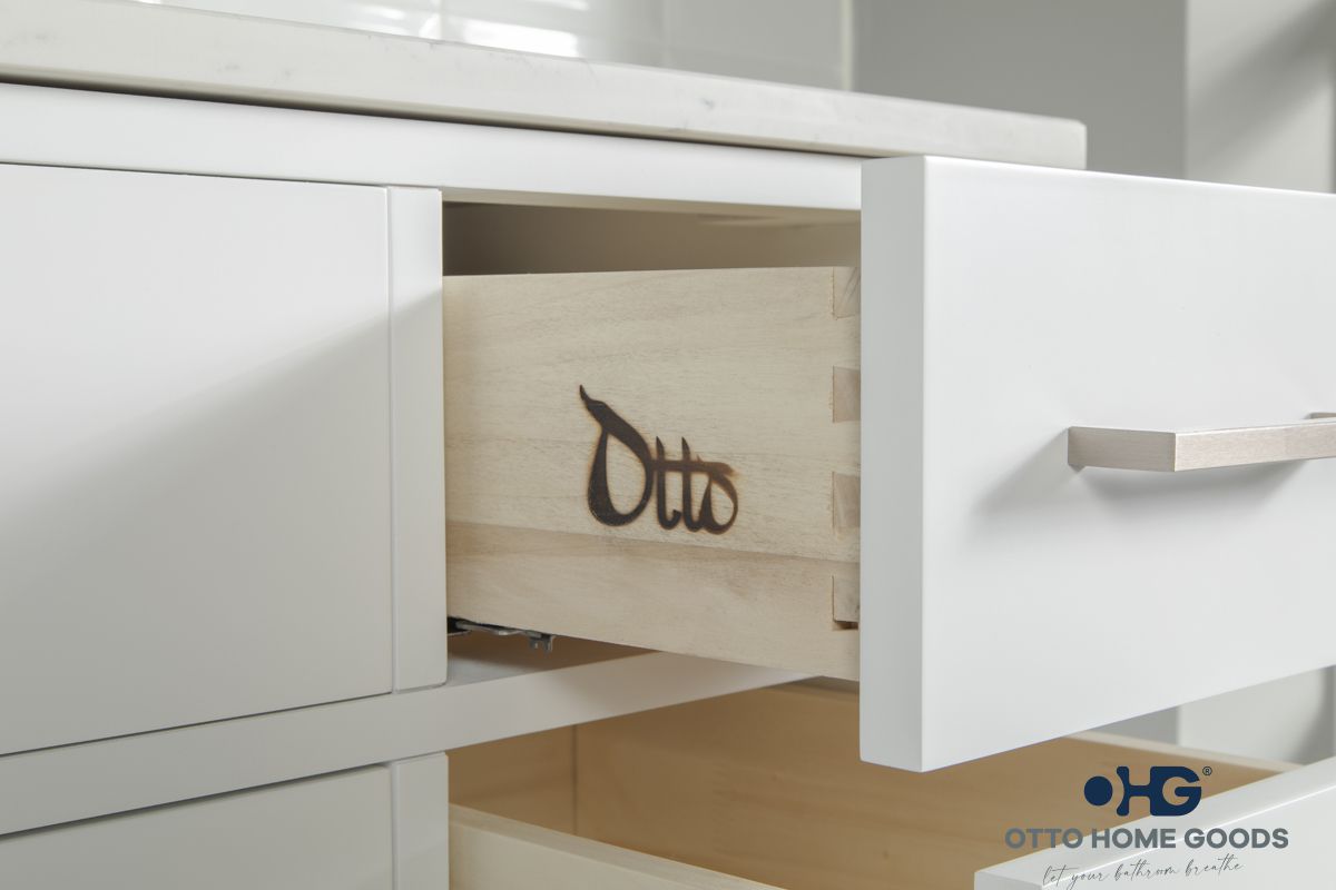 Fawna 36" White Bathroom Cabinet