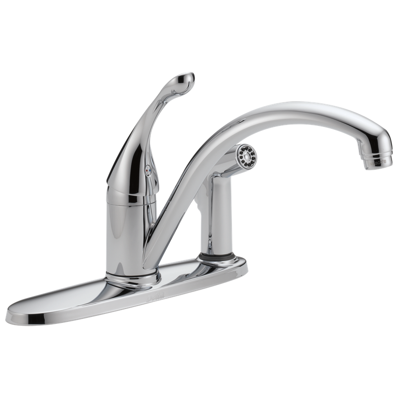 Delta Collins™ Single Handle Kitchen Faucet with Integral Spray
