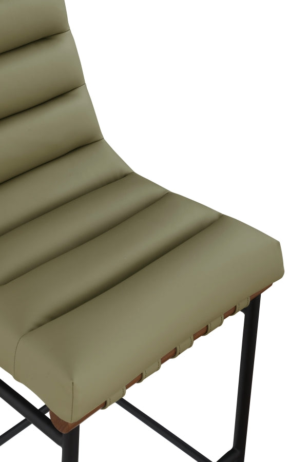 Burke Vegan Leather Upholstered Bar Stools