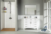 Fawna 42" White Bathroom Cabinet