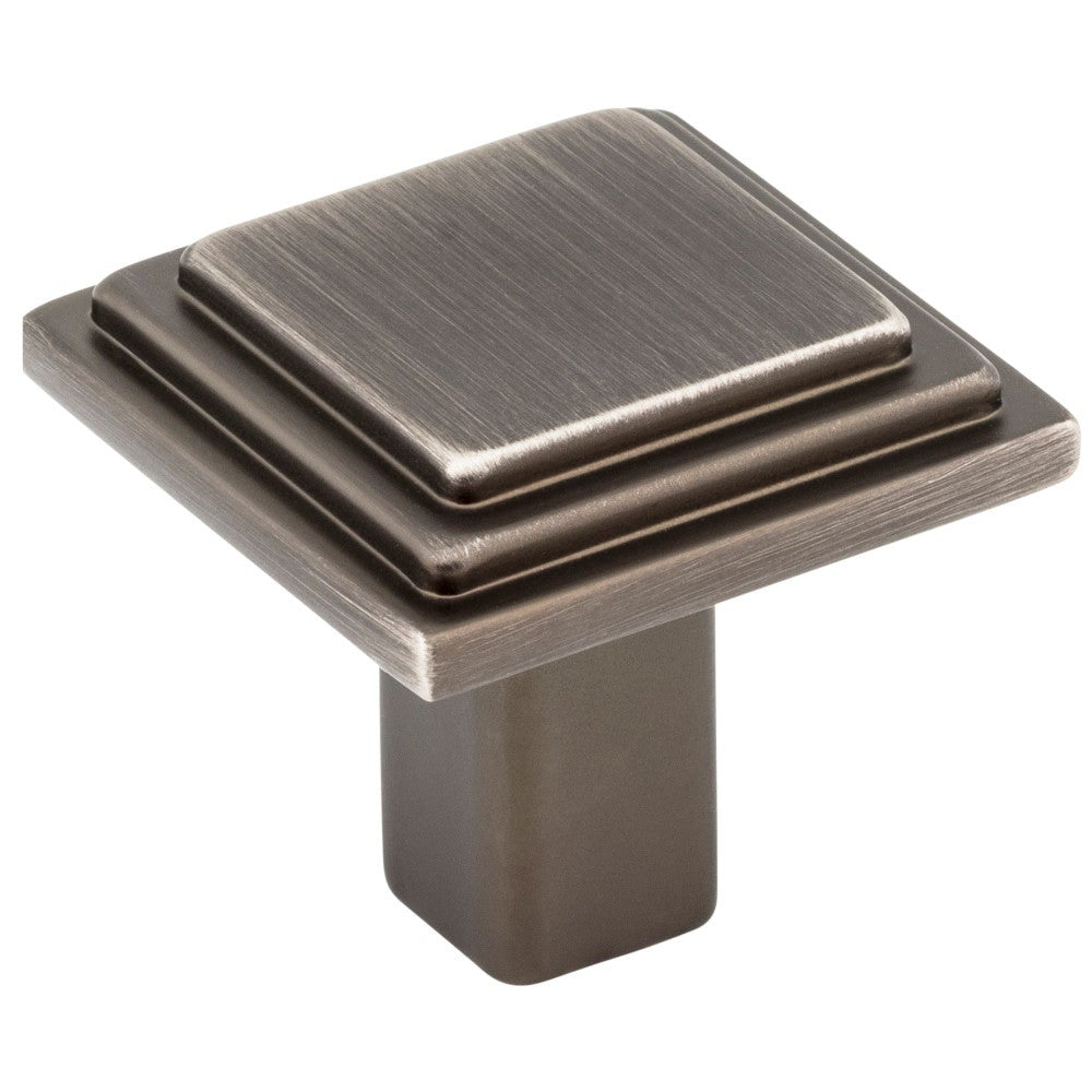 Hardware Resources 1-1/8" Overall Length Polished Chrome Square Calloway Cabinet Knob