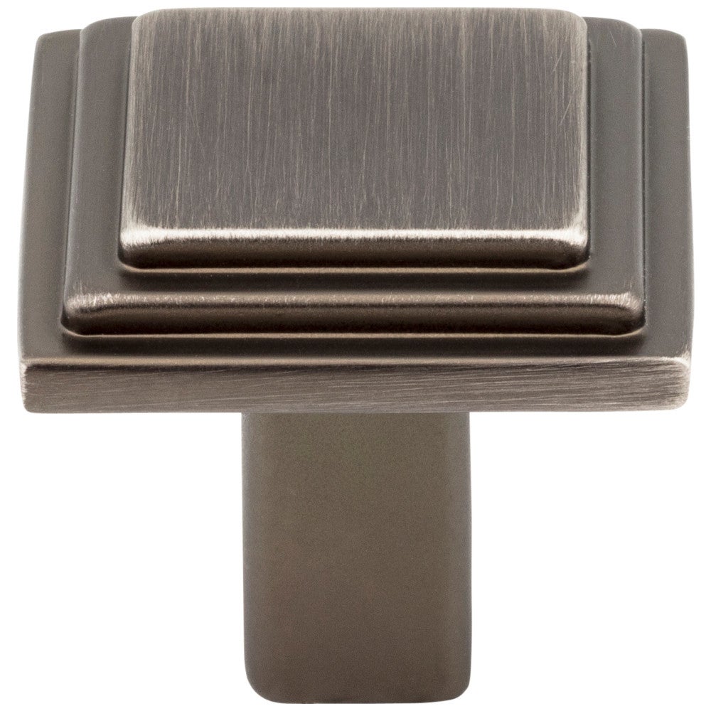 Hardware Resources 1-1/8" Overall Length Polished Chrome Square Calloway Cabinet Knob