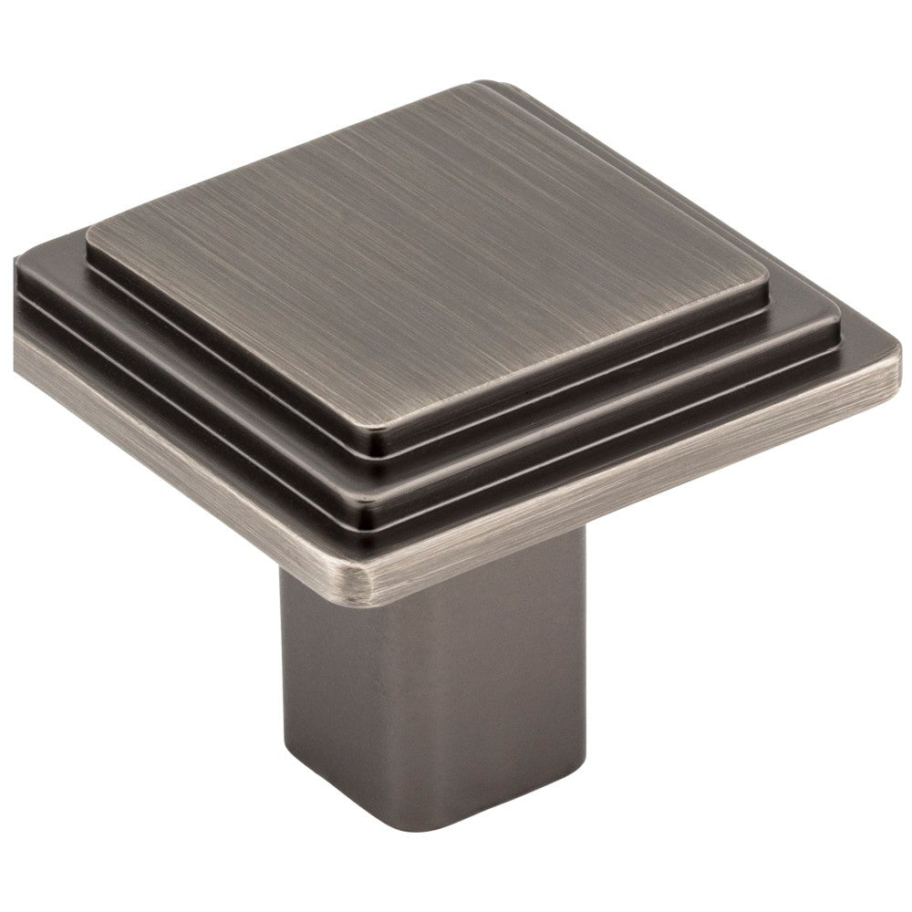 Hardware Resources 1-1/8" Overall Length Polished Chrome Square Calloway Cabinet Knob
