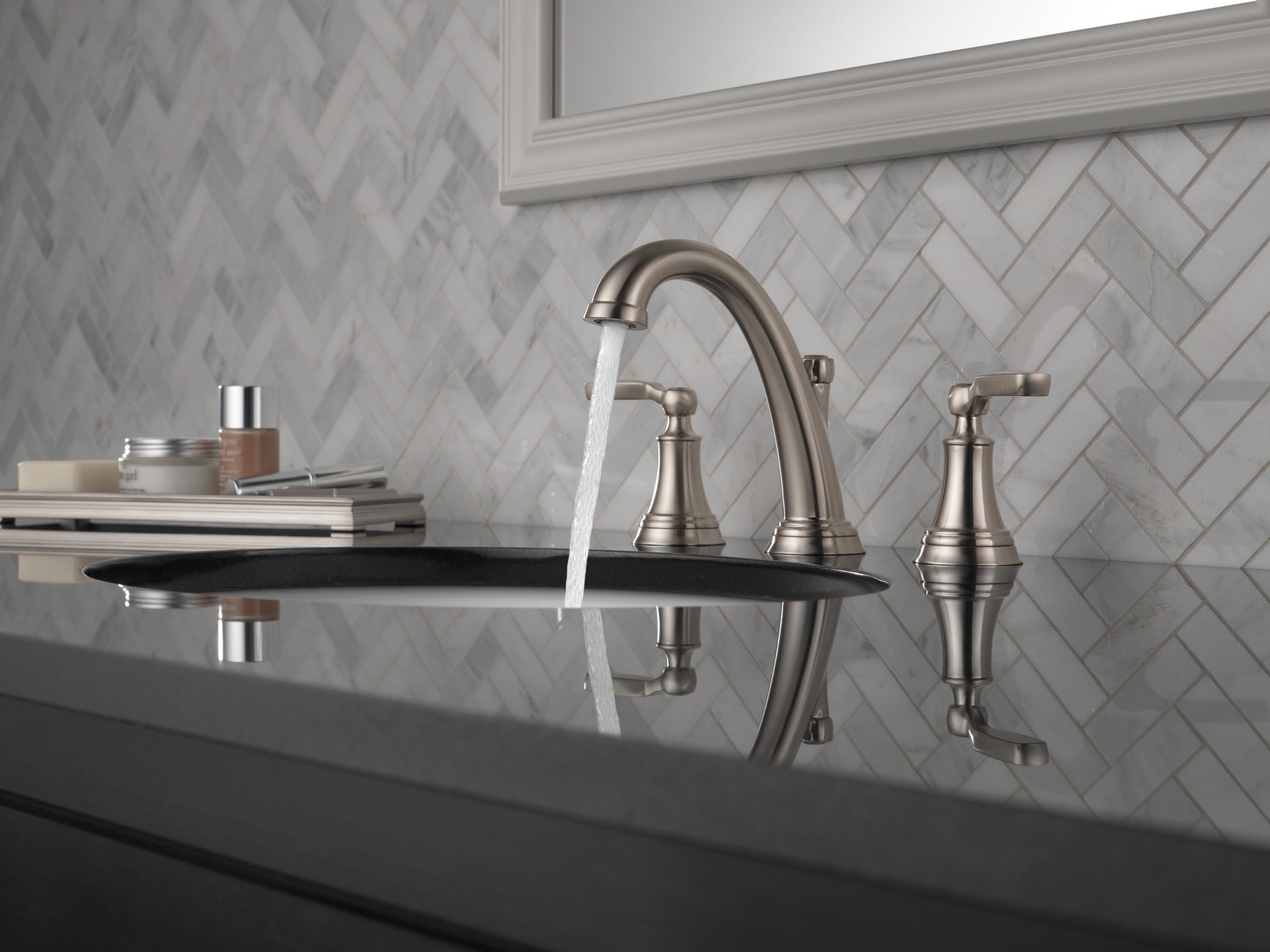 Delta Woodhurst™ Two Handle Widespread Bathroom Faucet