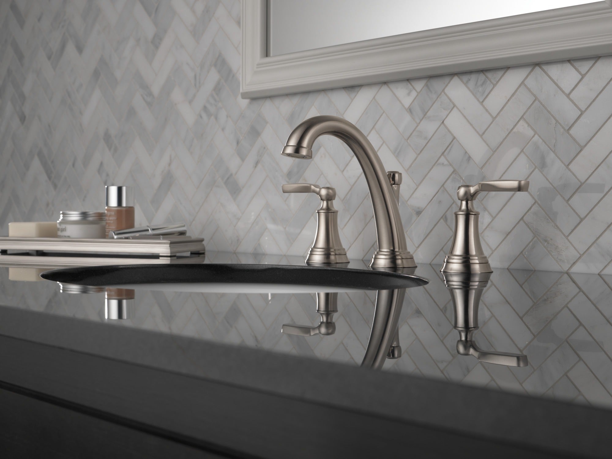 Delta Woodhurst™ Two Handle Widespread Bathroom Faucet