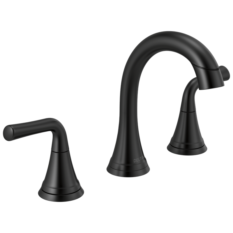 Delta Kayra® Two Handle Widespread Pull-Down Bathroom Faucet