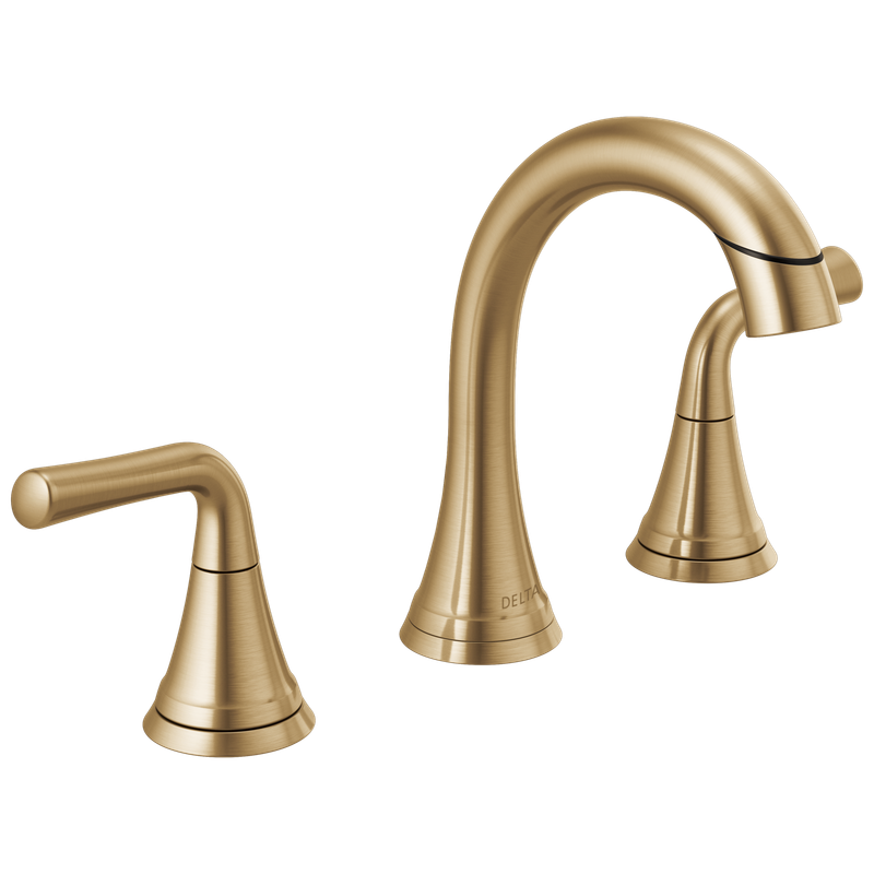 Delta Kayra® Two Handle Widespread Pull-Down Bathroom Faucet