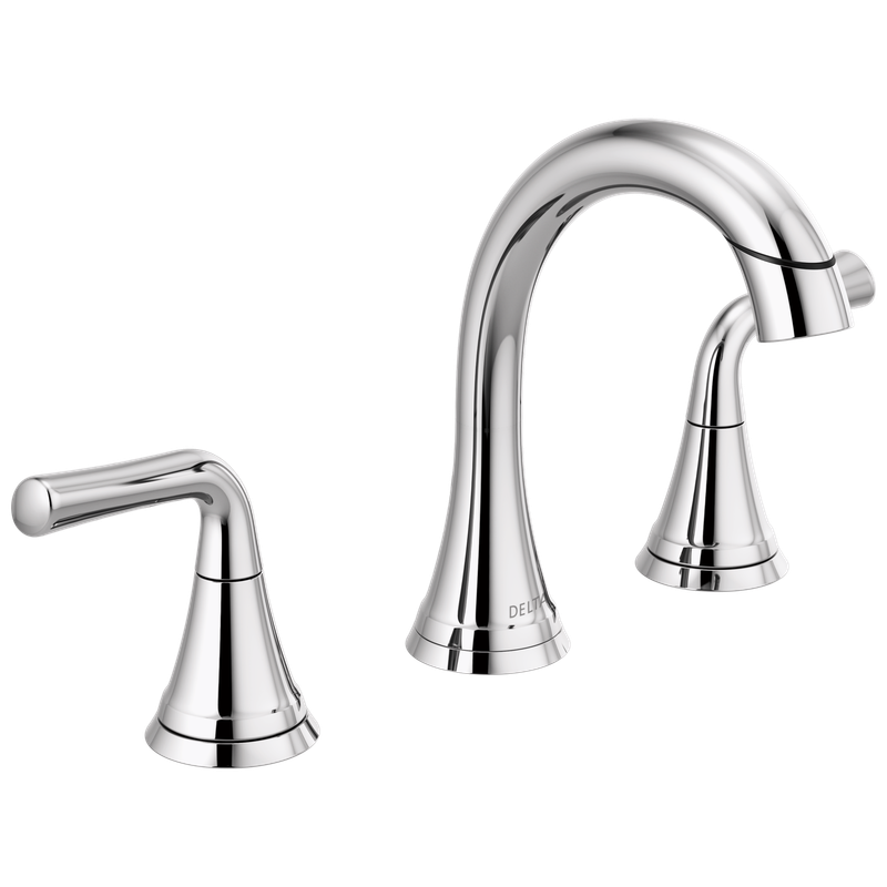 Delta Kayra® Two Handle Widespread Pull-Down Bathroom Faucet