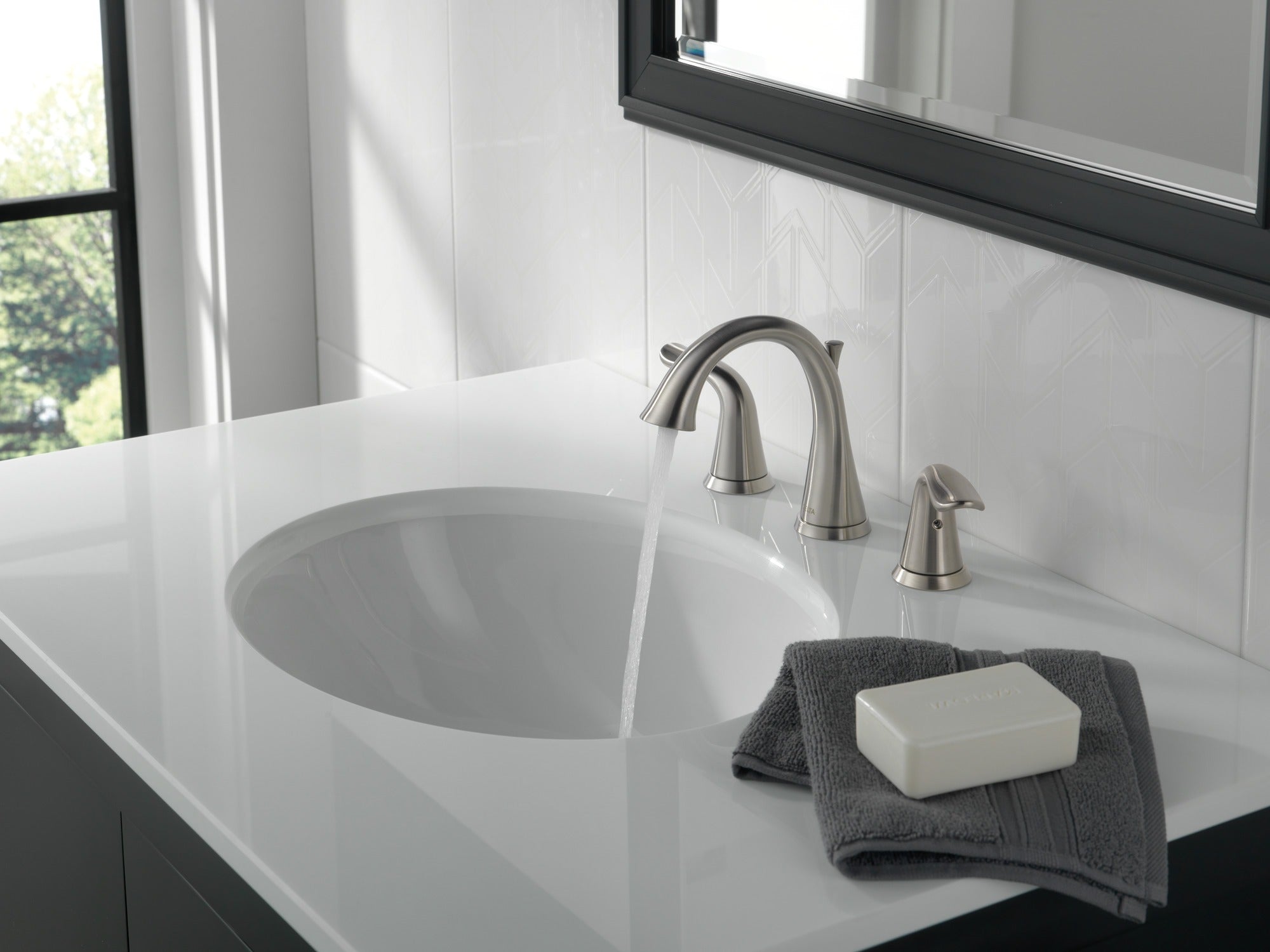 Delta Lahara® Two Handle Widespread Bathroom Faucet