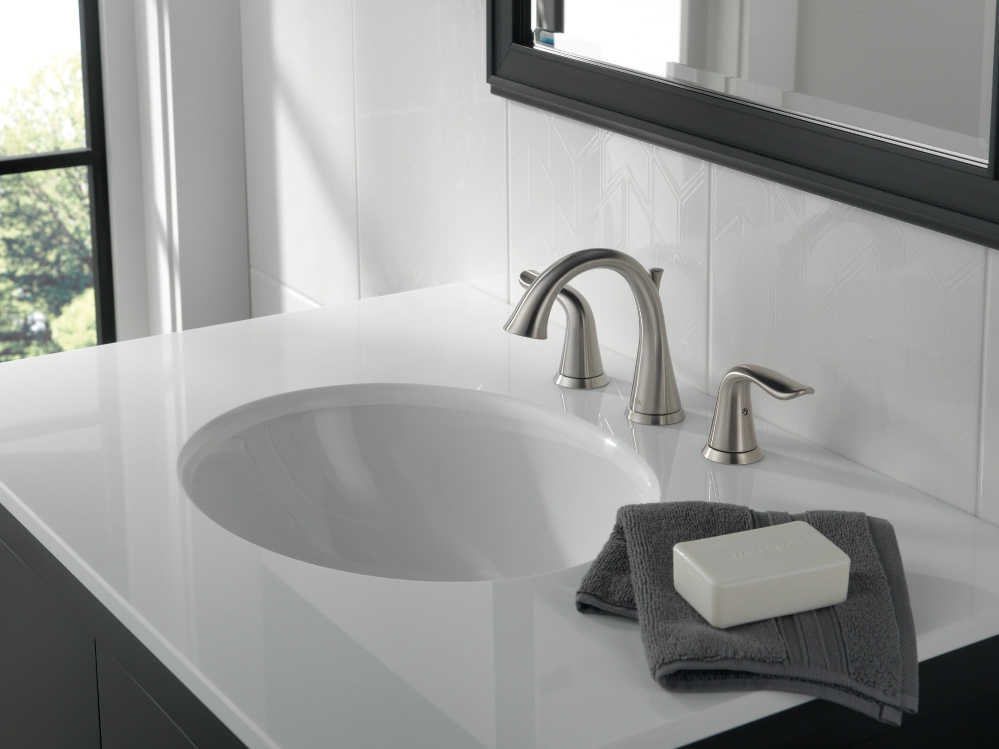Delta Lahara® Two Handle Widespread Bathroom Faucet