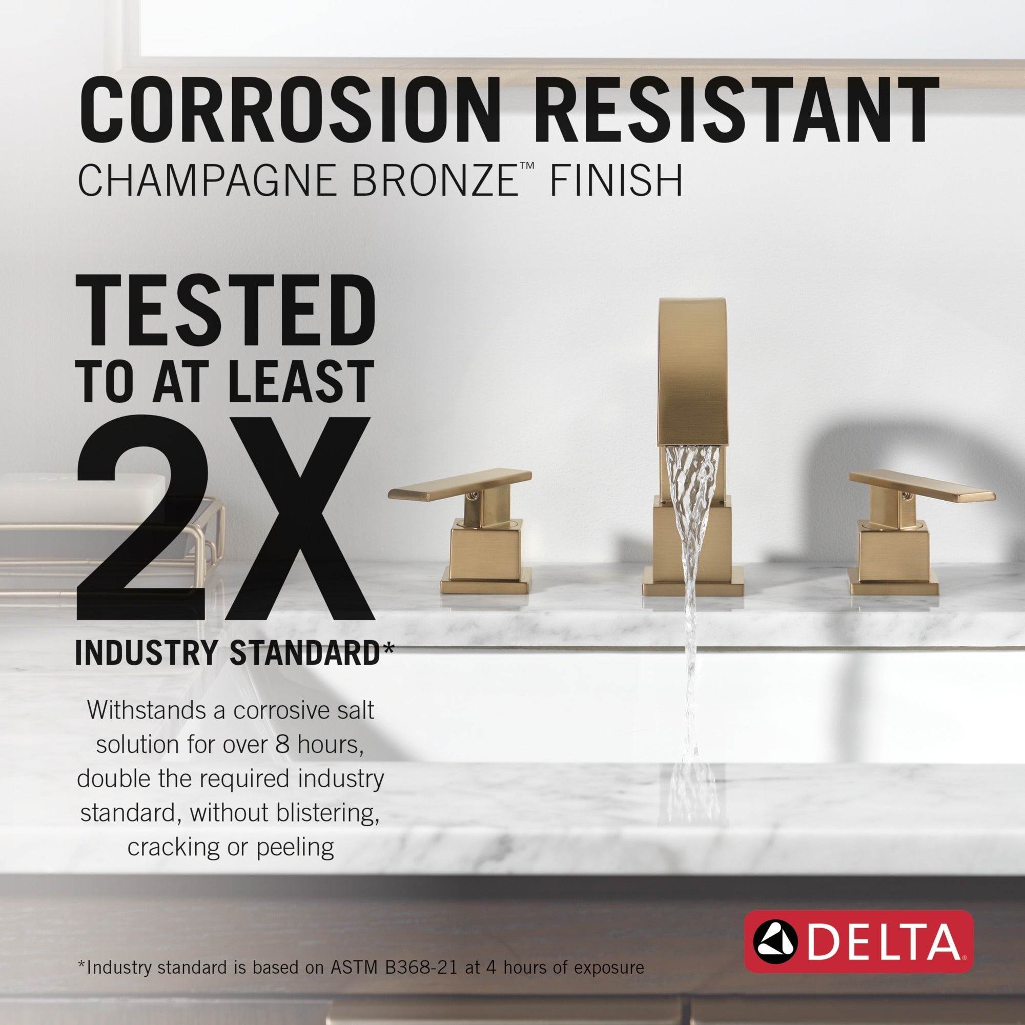 Delta Vero® Two Handle Widespread Bathroom Faucet
