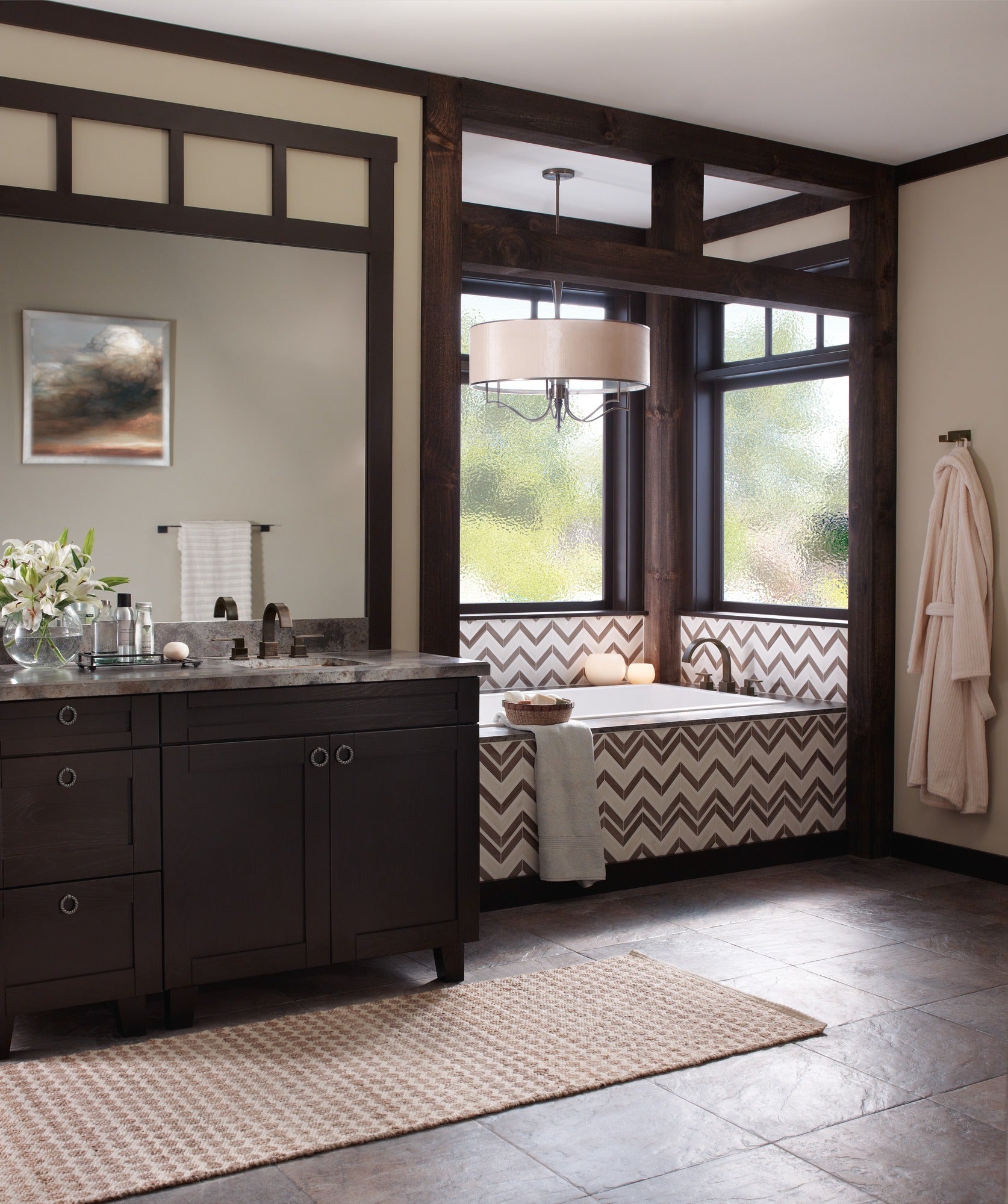 Delta Vero® Two Handle Widespread Bathroom Faucet