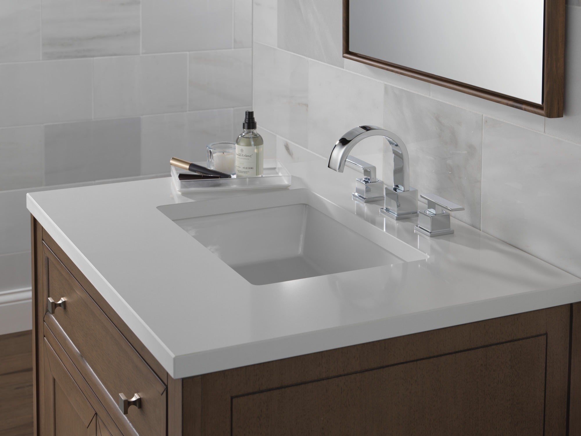 Delta Vero® Two Handle Widespread Bathroom Faucet
