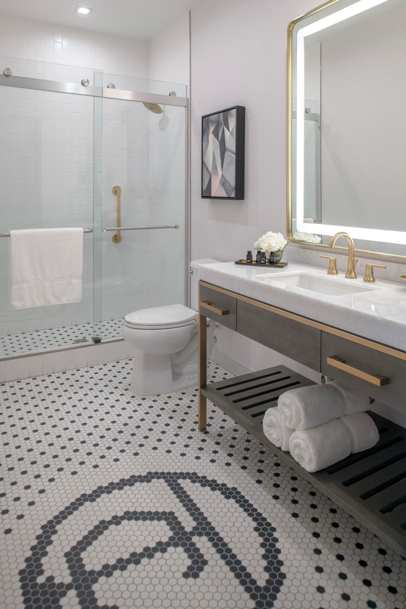 Delta BathSafety 18" Contemporary Decorative ADA Grab Bar