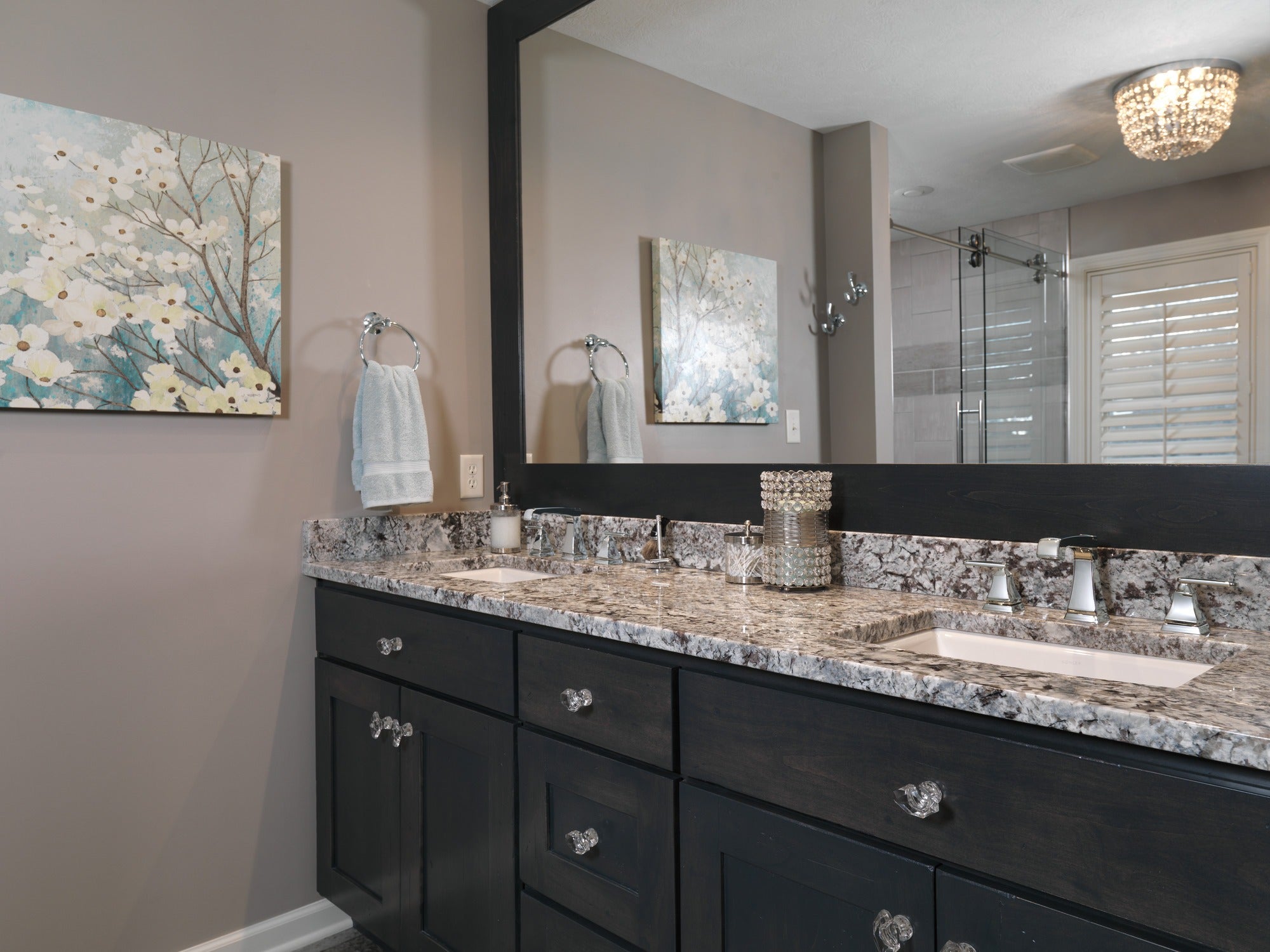 Delta Ashlyn® Two Handle Widespread Bathroom Faucet with EZ Anchor®