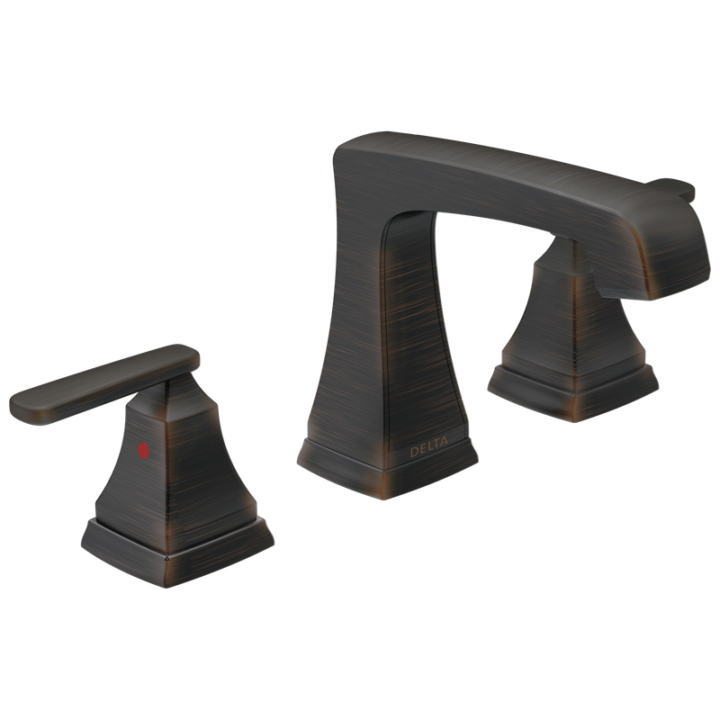 Delta Ashlyn® Two Handle Widespread Bathroom Faucet with EZ Anchor®