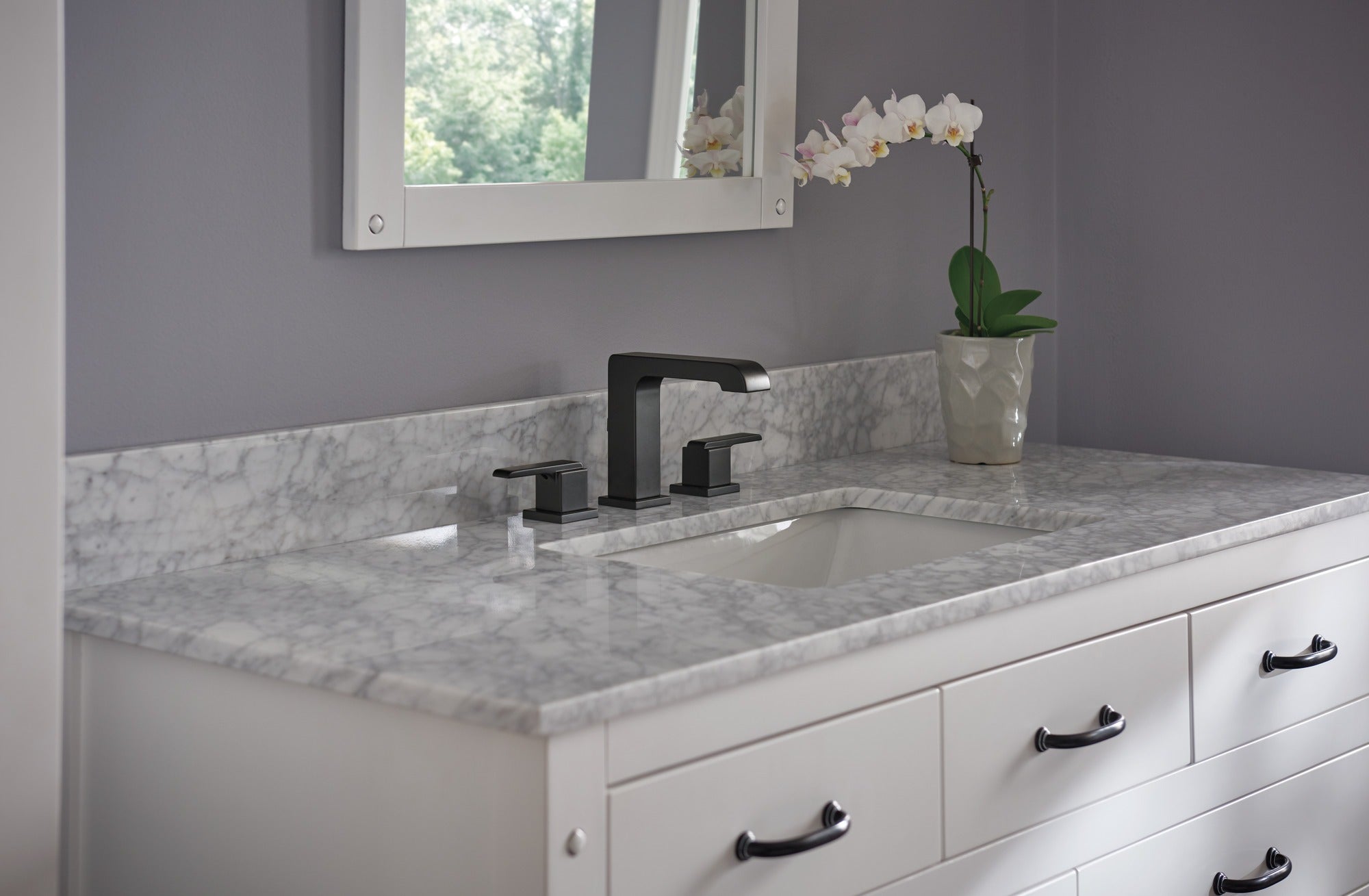 Delta Ara® Two Handle Widespread Bathroom Faucet