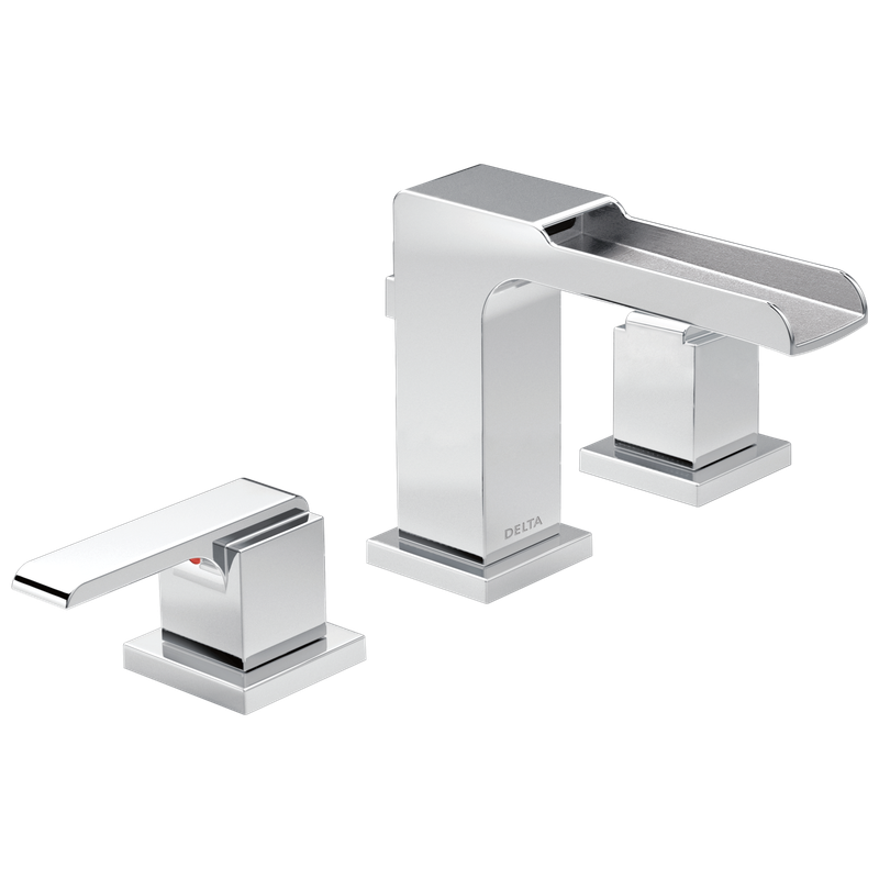 Delta Ara® Two Handle Widespread Channel Bathroom Faucet