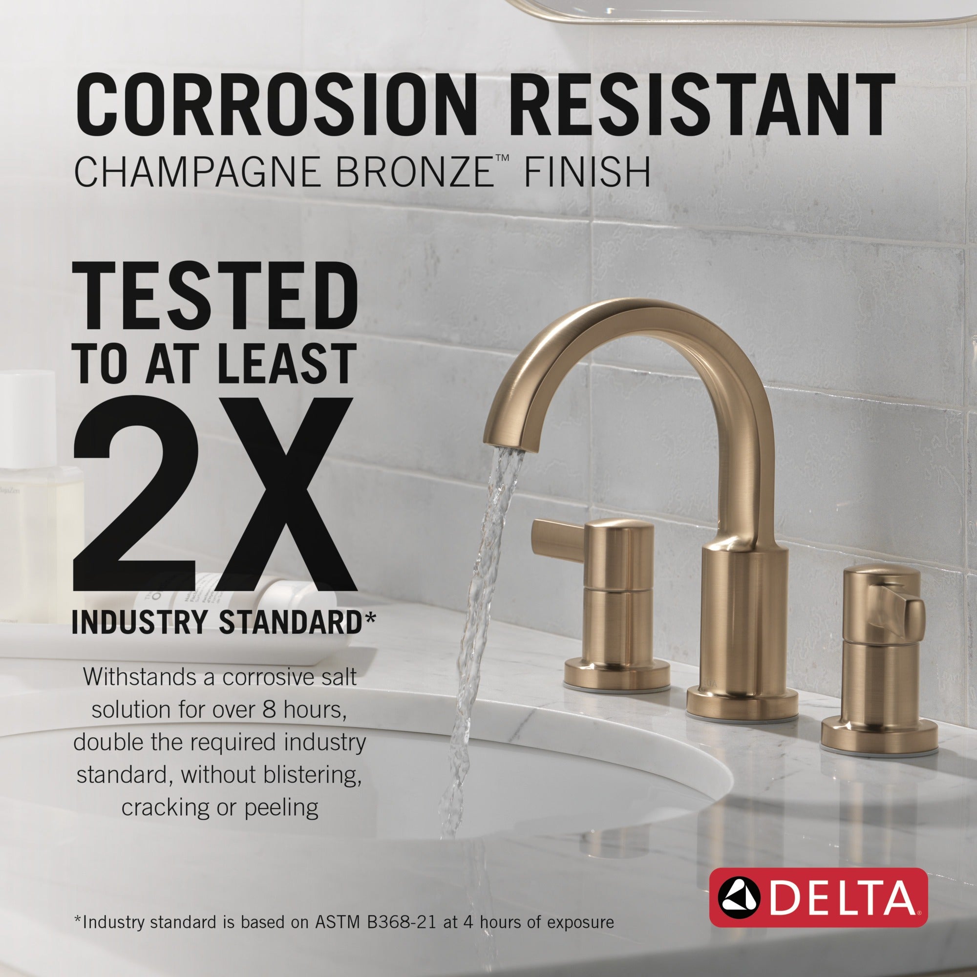 Delta Albion™ Two Handle Widespread Bathroom Faucet