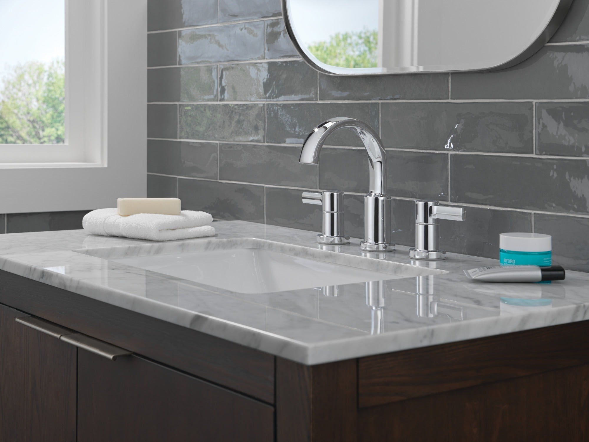 Delta Albion™ Two Handle Widespread Bathroom Faucet