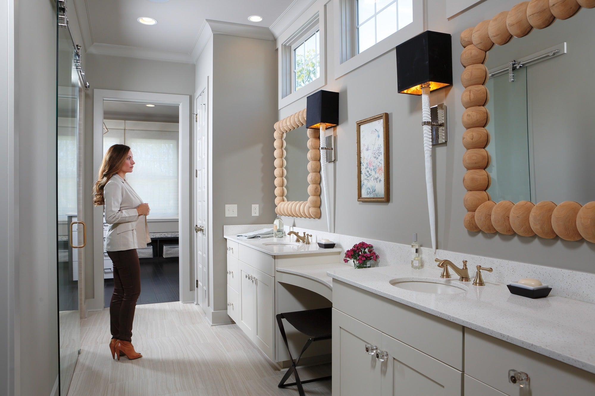 Delta Cassidy® Two Handle Widespread Bathroom Faucet - Low Arc Spout - Less Handles
