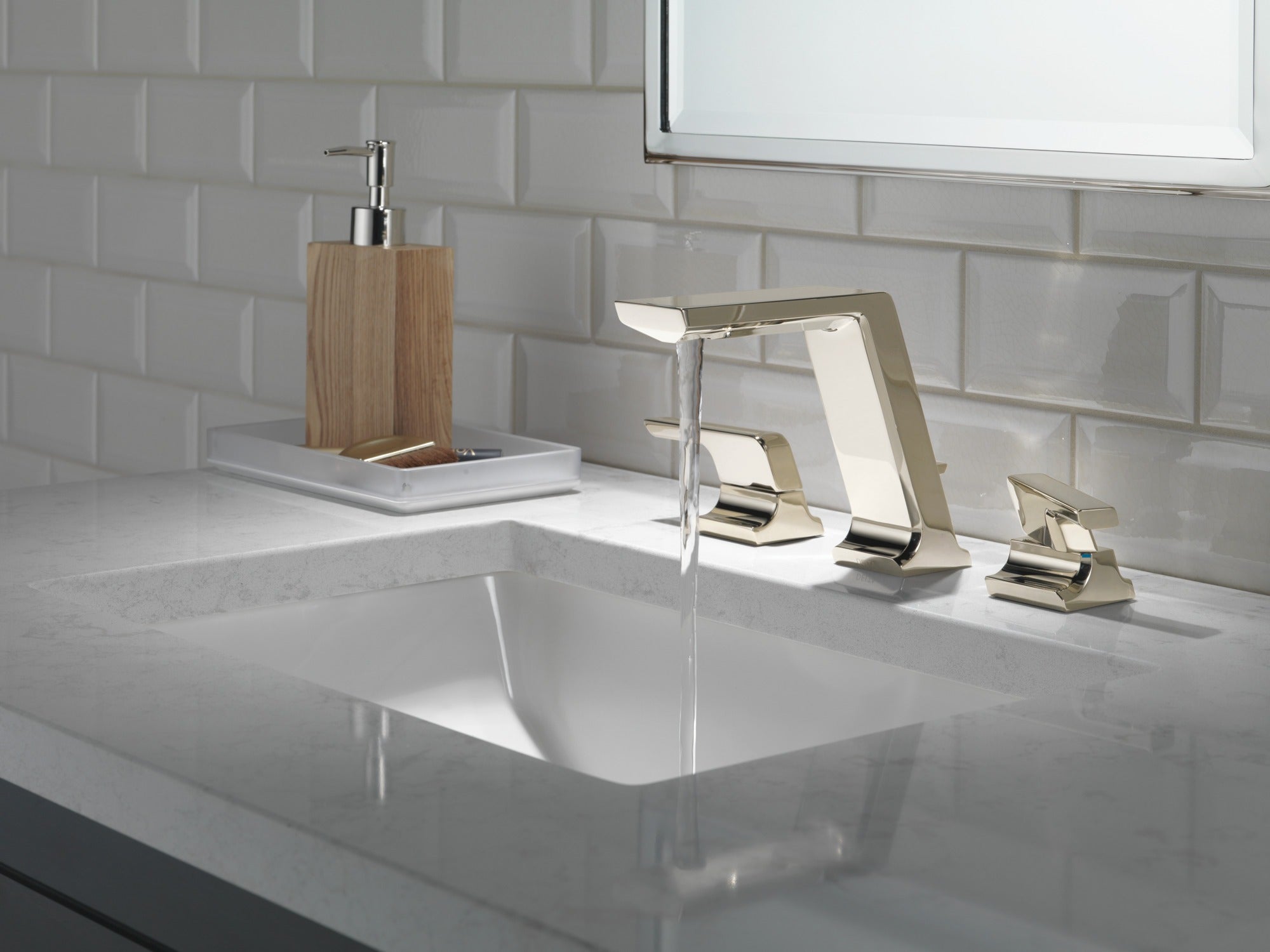 Delta Pivotal® Two Handle Widespread Bathroom Faucet