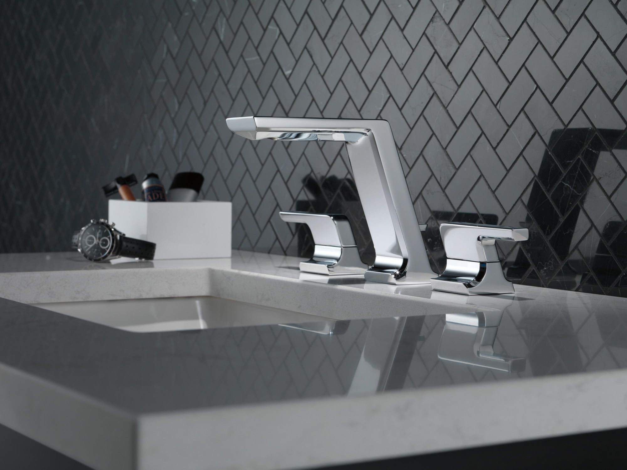 Delta Pivotal® Two Handle Widespread Bathroom Faucet