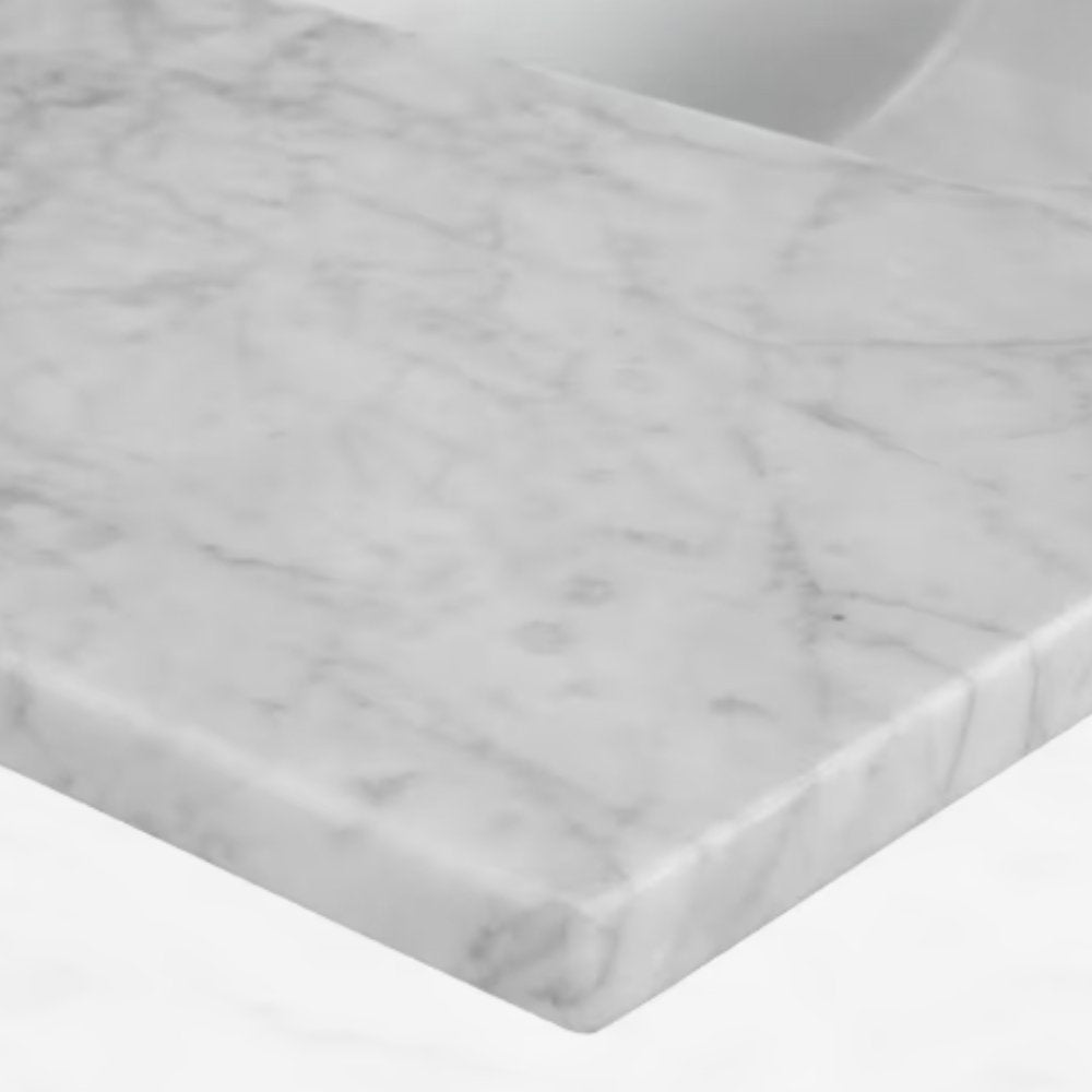 Chans Furniture TOP(RA)-9444-42 36 inch Carrara Vanity Counter Top With Sink