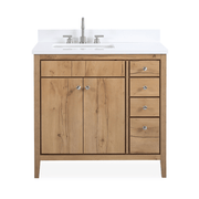 Chans Furniture 9838WD-36 36 inch Modern Style Beatrice Bathroom Sink Vanity in Wood Finish