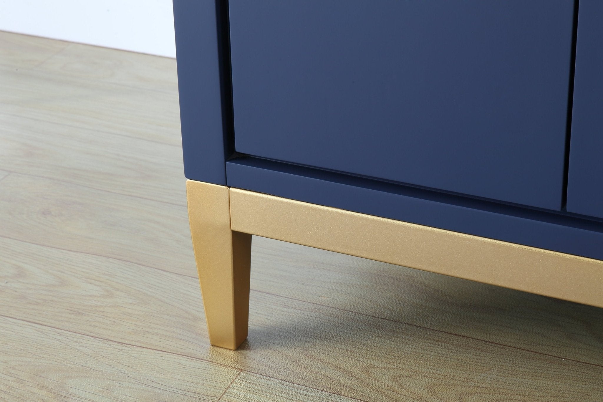 Chans Furniture TB-9936NB-36NU 36"  Tennant Brand Modern Style Navy Blue Beatrice Vessel Sink Bathroom Vanity