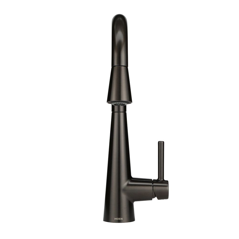 Sleek One-Handle Pulldown Bar Faucet