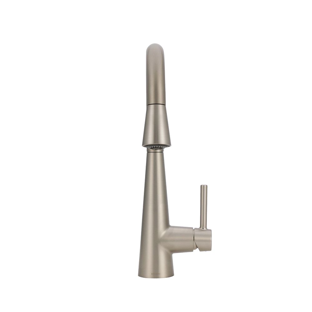 Sleek One-Handle Pulldown Bar Faucet