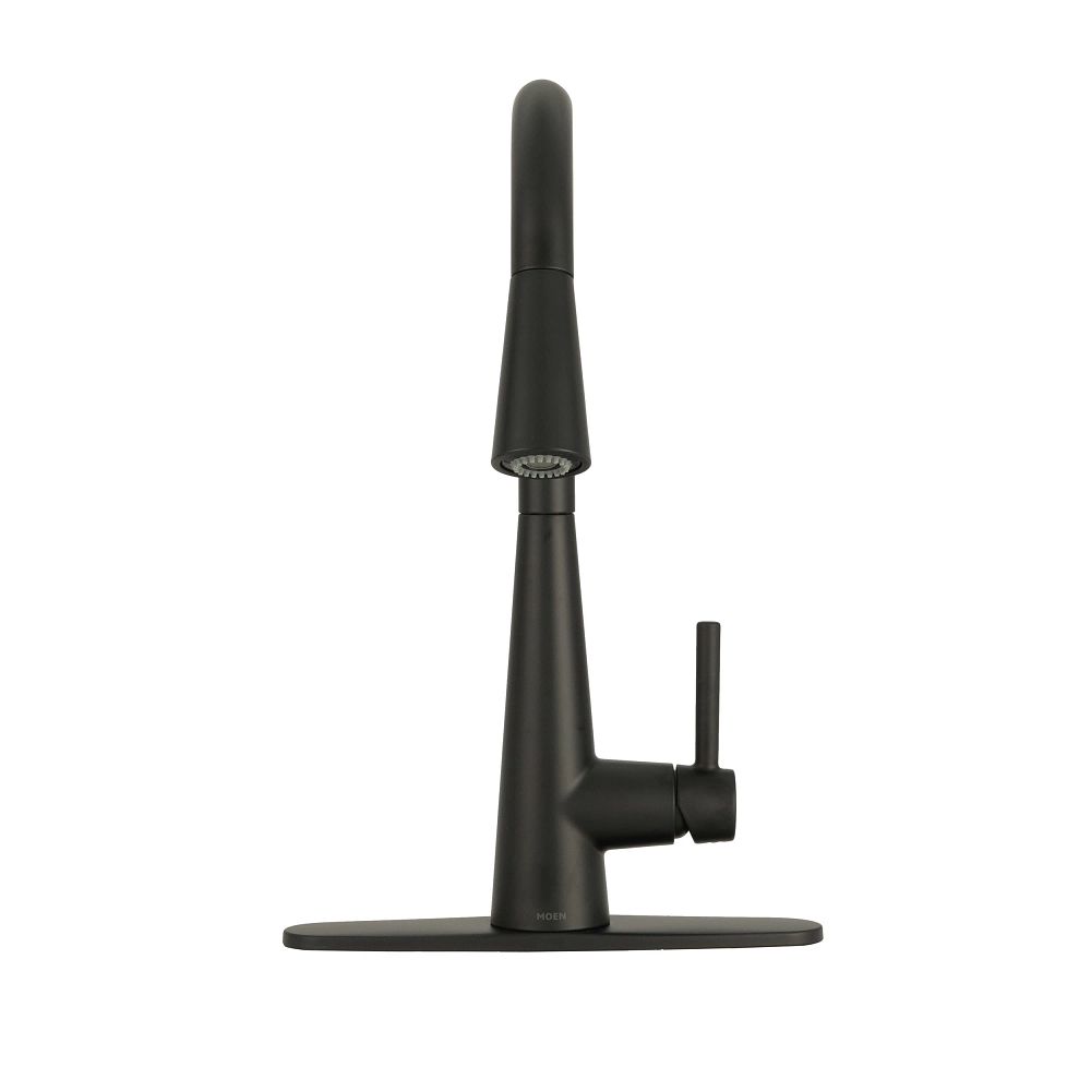 Sleek One-Handle High Arc Pulldown Kitchen Faucet