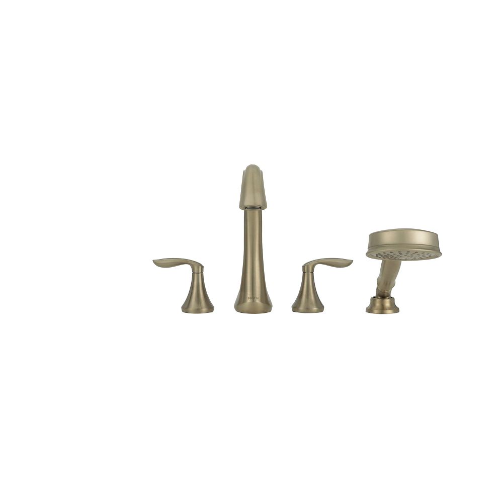 Eva Two-Handle High Arc Roman Tub Faucet including Handheld Shower