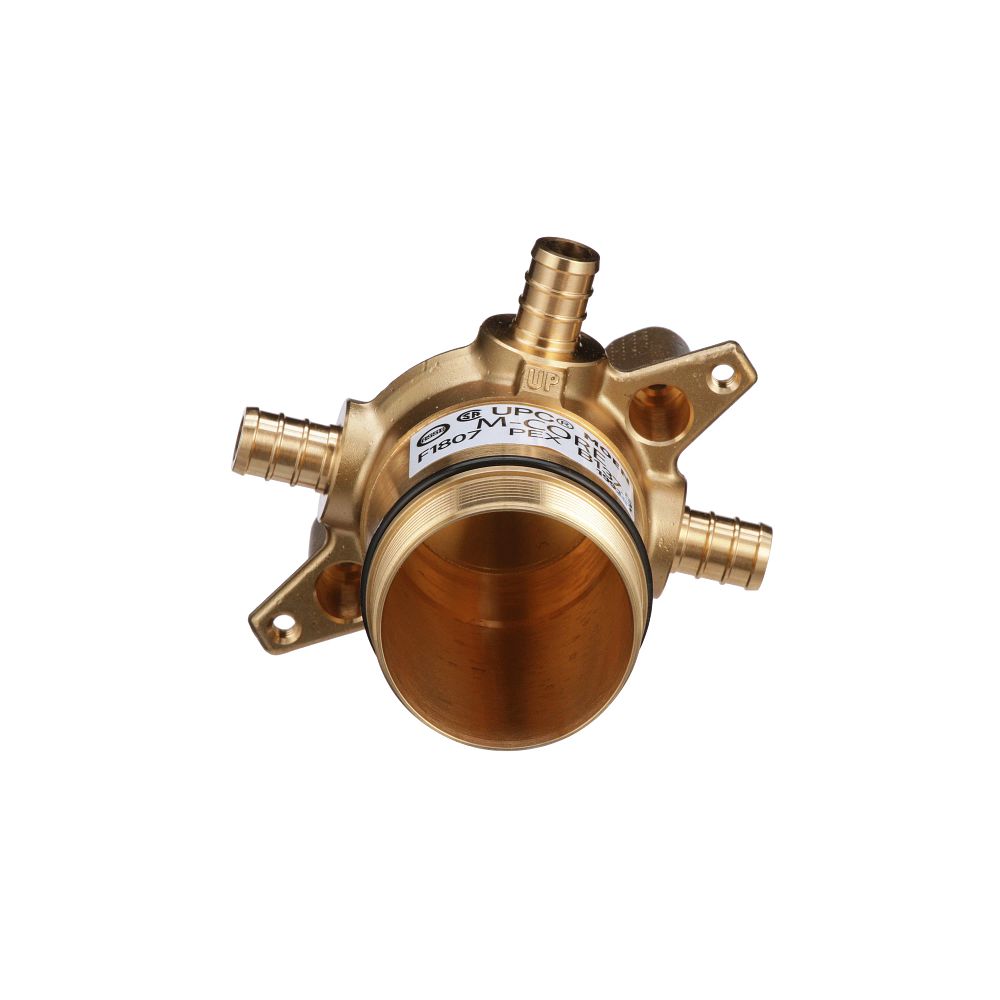 M-CORE 3 Port 1/2" Crimp Ring Pex Connection