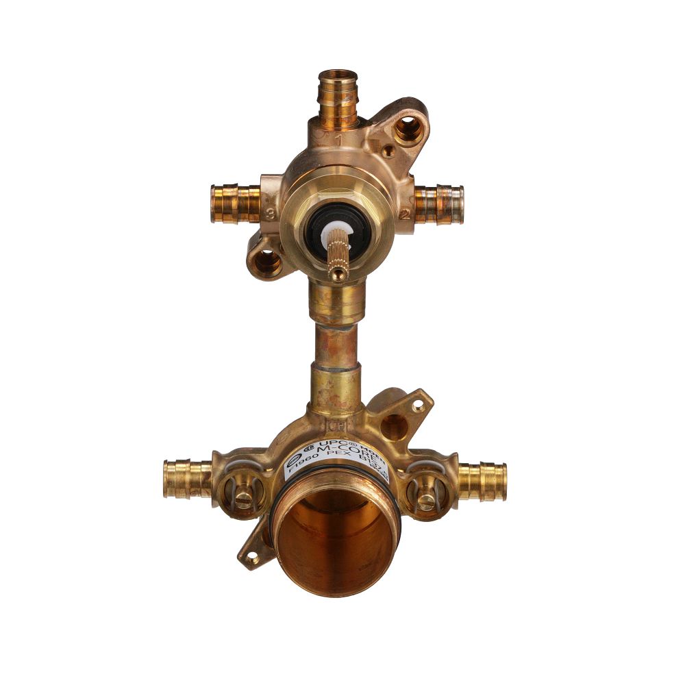 M-CORE Transfer 1/2" Cold Expansion Pex Connection Includes Pressure Balancing Stops Volume Control