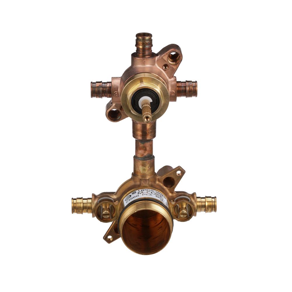 M-CORE Transfer 1/2" Cold Expansion Pex Connection Includes Pressure Balancing Stops Volume Control