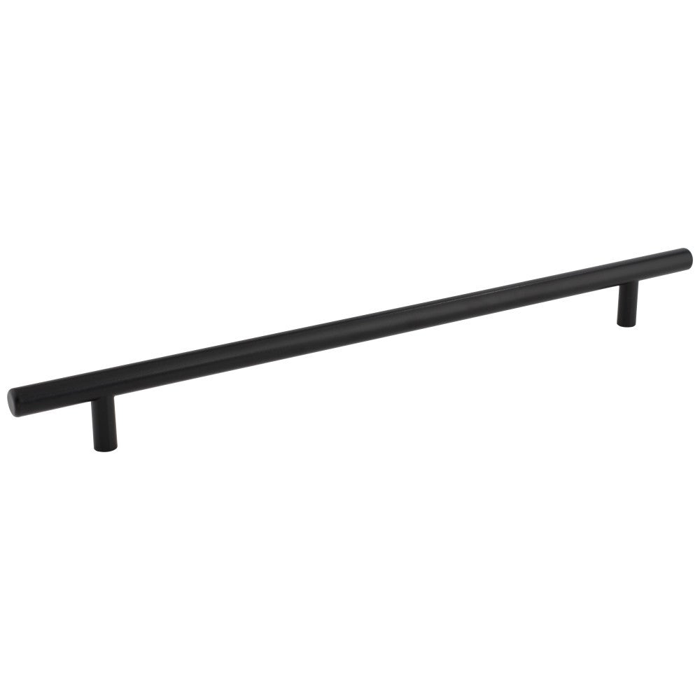 Hardware Resources 96 mm Center-to-Center Hollow Matte Black Stainless Steel Naples Cabinet Bar Pull