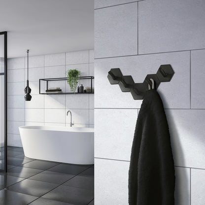 BESLAGSBODEN - Single Hook, Hexagon, Self-adhesive