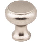 Hardware Resources 1-3/16" Diameter Satin Nickel Button Westbury Cabinet Knob